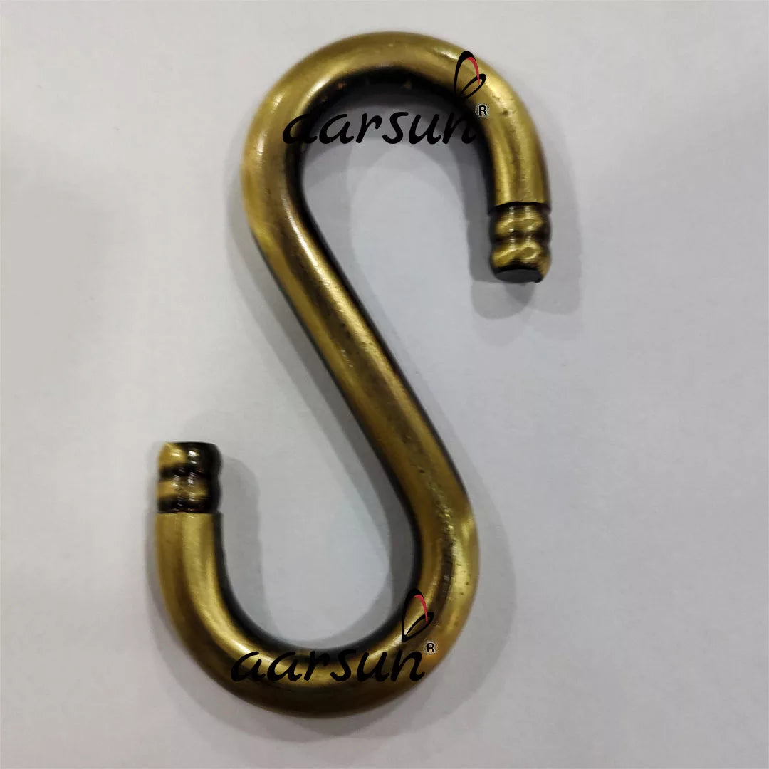 Jhula Hanging S hooks Set of 4 Antique