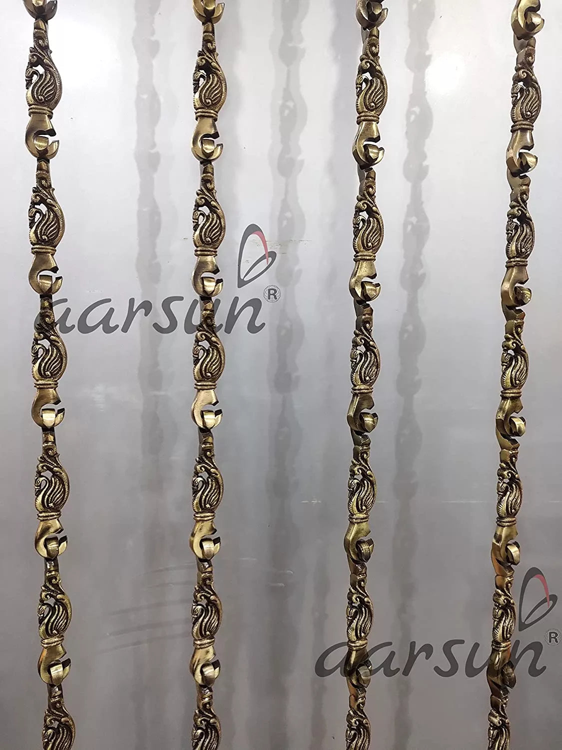 Most Decorative Peacock Design Brass Chain JCHAIN-0012