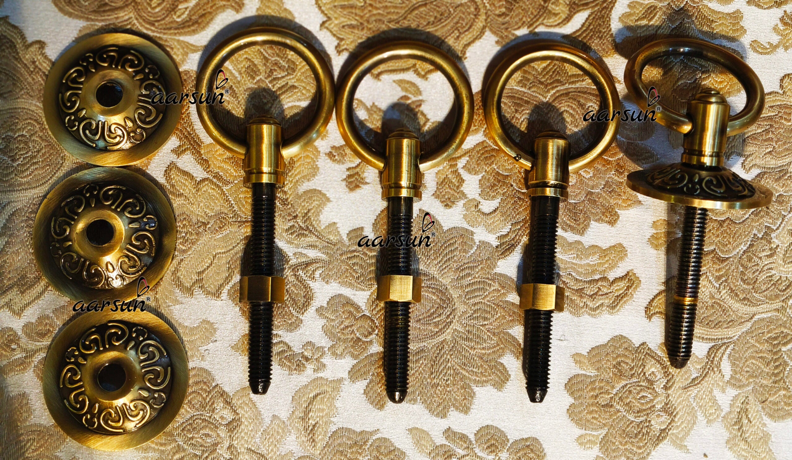 Brass Jhula Chain Ring Hooks