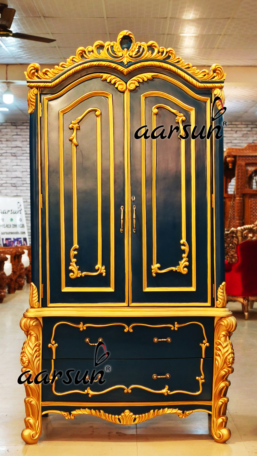 Wonderful Wardrobe in Persian Teal, Wooden Almirah 2025