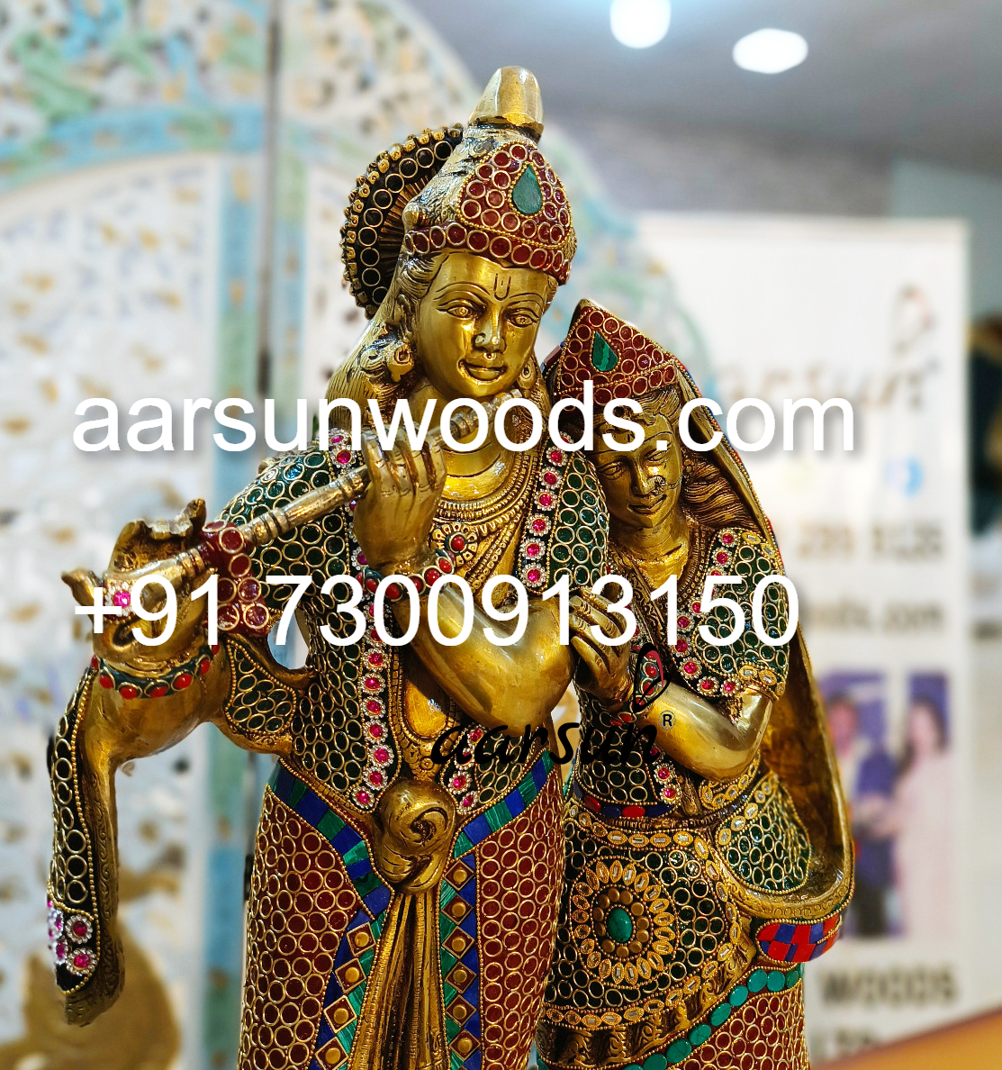 A Glimpse of Heaven The Incredible Radha Krishna Statue 2025