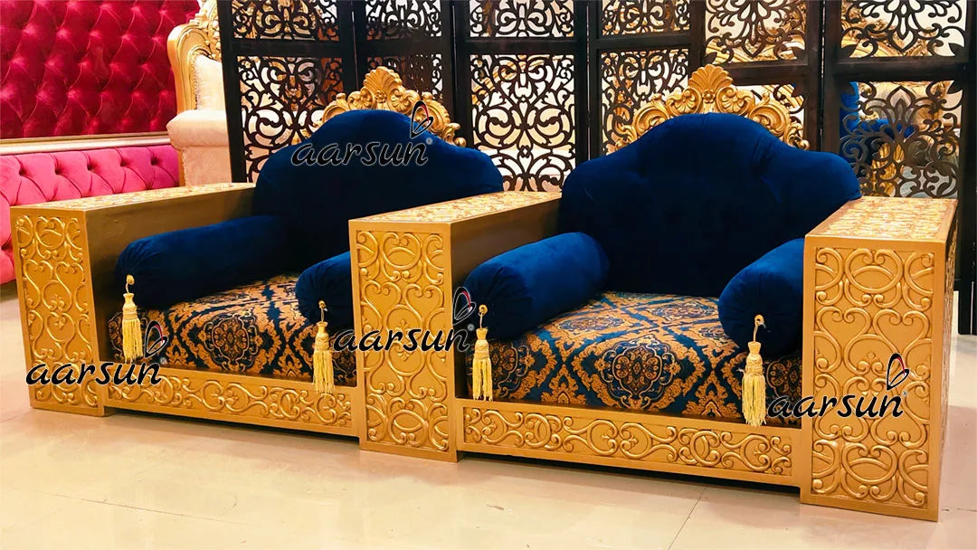 2 Seater Stylish Sofa Set Sitting Room Baithak