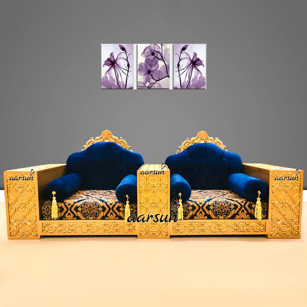 2 Seater Stylish Sofa Set Sitting Room Baithak