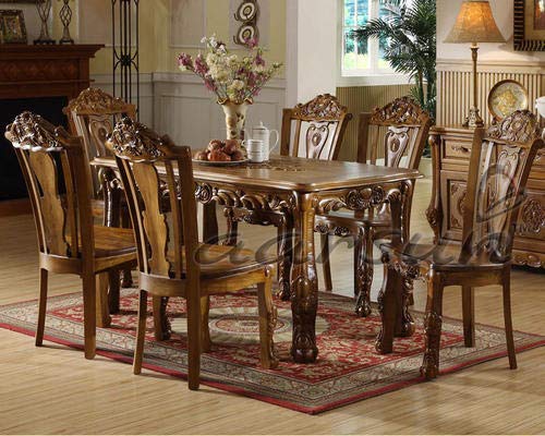 6 Seater Elegant Wooden Dining Set DNG-0038