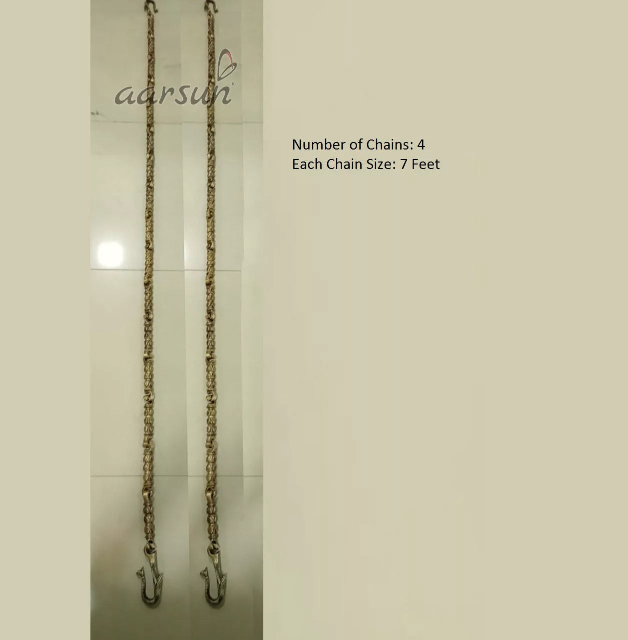 Solid Brass Jhula Chain Design JCHAIN-0013