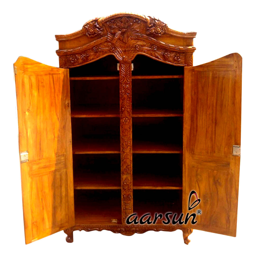 Handmade Wooden Almirah / Wardrobe ALM-0013