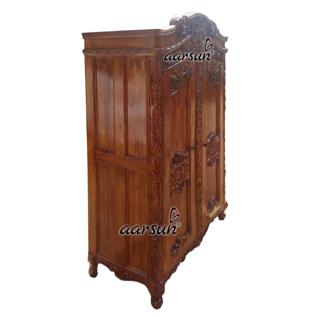 Handmade Wooden Almirah / Wardrobe ALM-0013