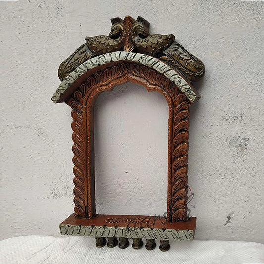 Vintage Rajasthani Jharokha Wooden Frame