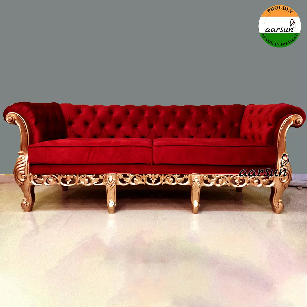 ராயல் லெதர் சோபா - CHT-003 (Royal Leather Sofa - CHT-003)