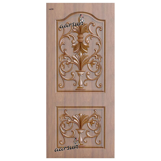 खूबसूरत सॉलिड वुड डोर AW-36 (Khubsurat Solid Wood Door AW-36)