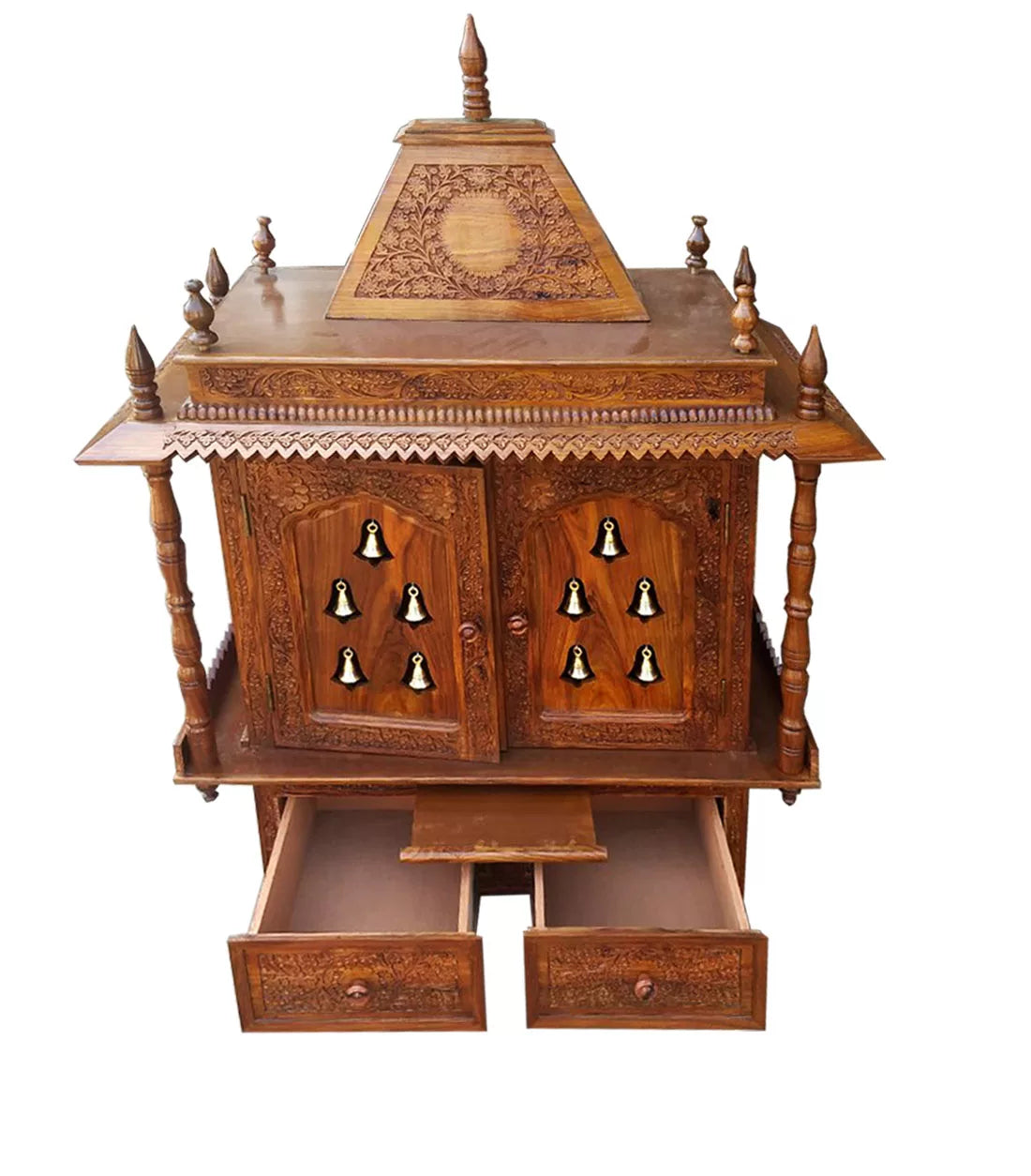 Door Wooden Temple Shisham Wood MNDR-0106