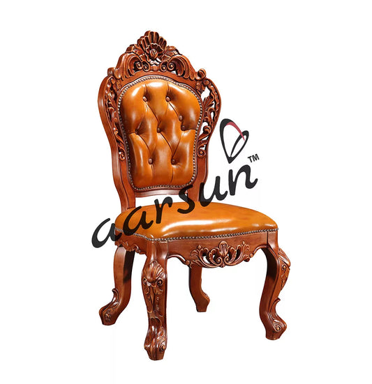 Floral Carved Dining Chair DNGC-0015