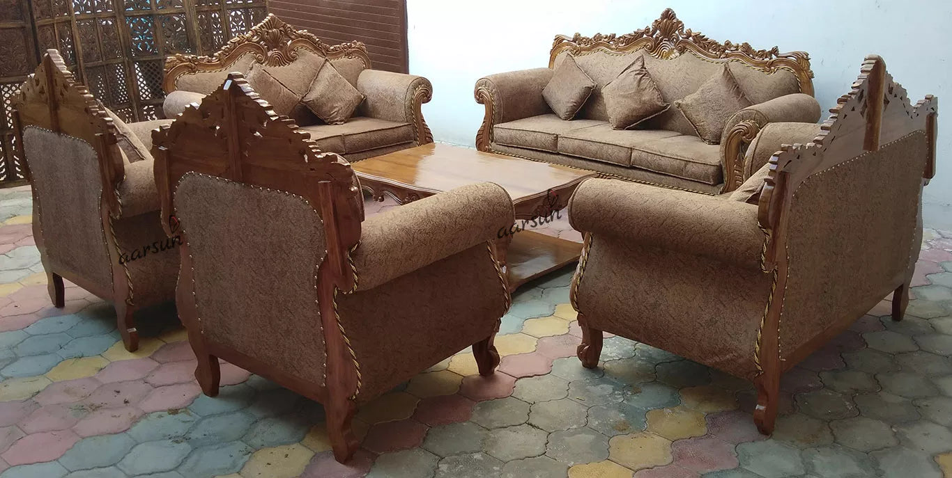 Hand Carved Wooden Sofa Set YT-82