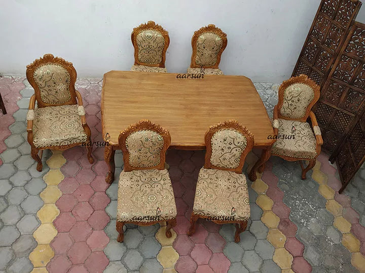 Vintage Style Wooden Dining Set