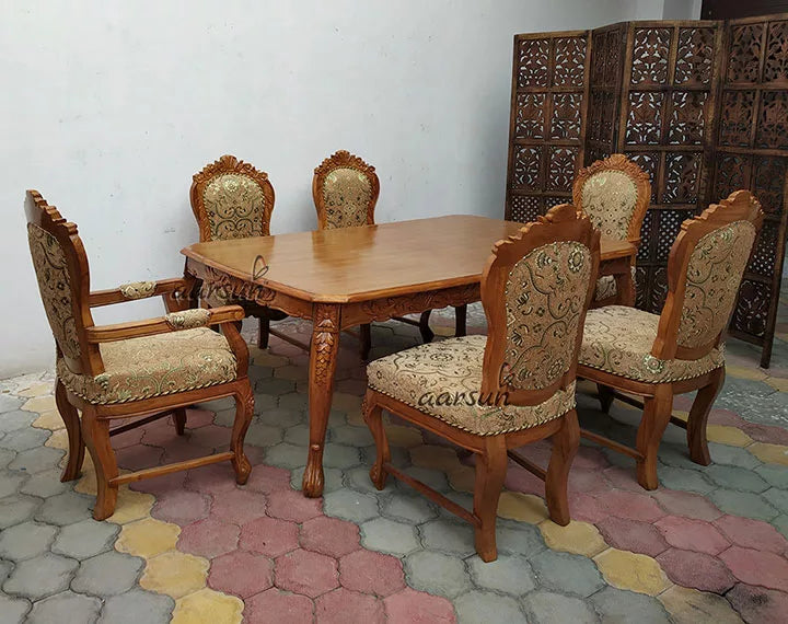 Vintage Style Wooden Dining Set