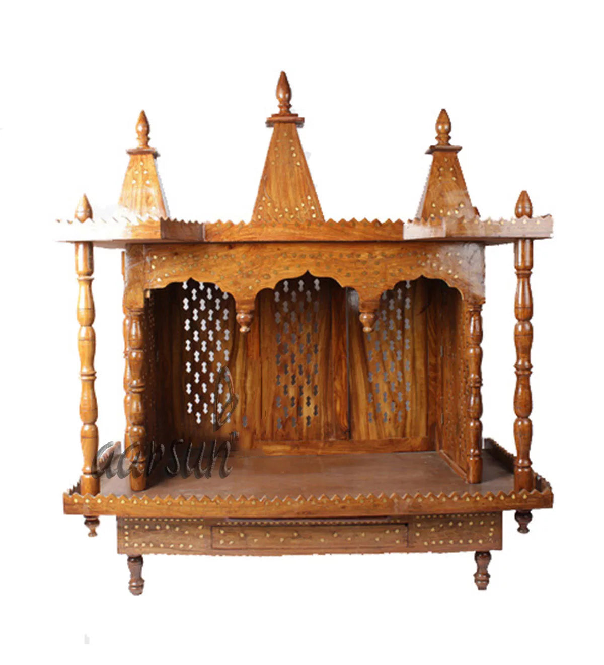 Temple for Home in Sheesham Wood MNDR-0173