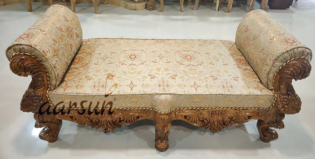 Royal Settee Design Bed Bench Top Model