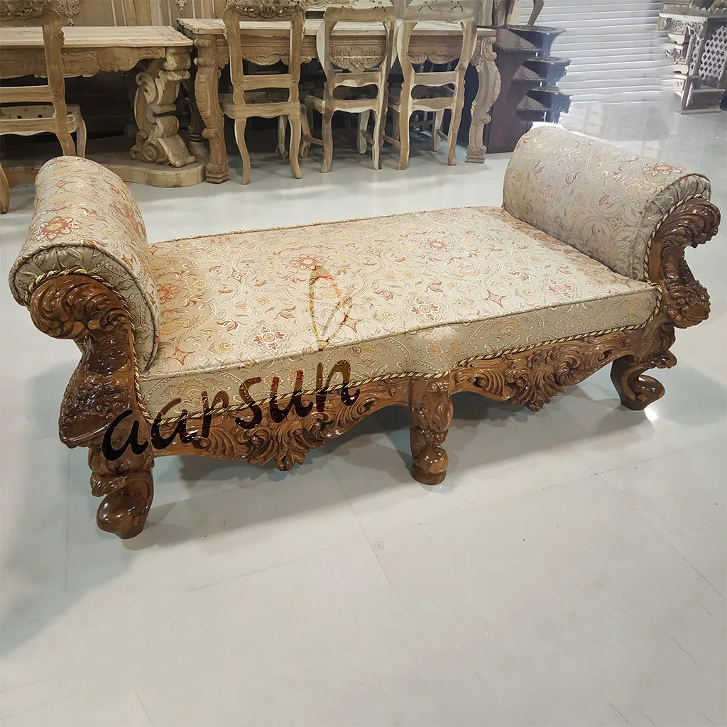 Royal Settee Design Bed Bench Top Model