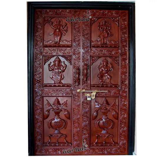 2025 New Year Gift: Pooja Double Door Design - Perfect for Everyone!