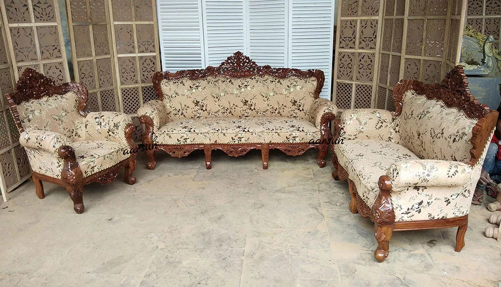 கிளாசிக் வடிவமைப்பு மர சோபா செட் - YT-40 (Classic Design Wooden Sofa Set - YT-40)