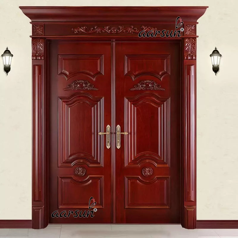 2025 New Year Gift!  Shaandaar Teak Wood Double Door