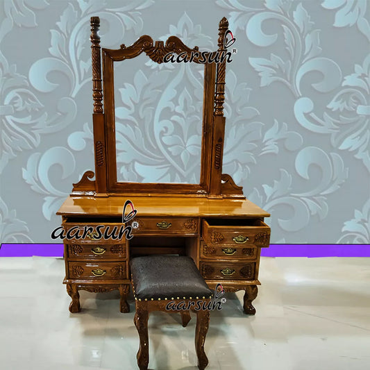 2025 New Year Gift:  Shaandaar Wooden Dresser + Stool!