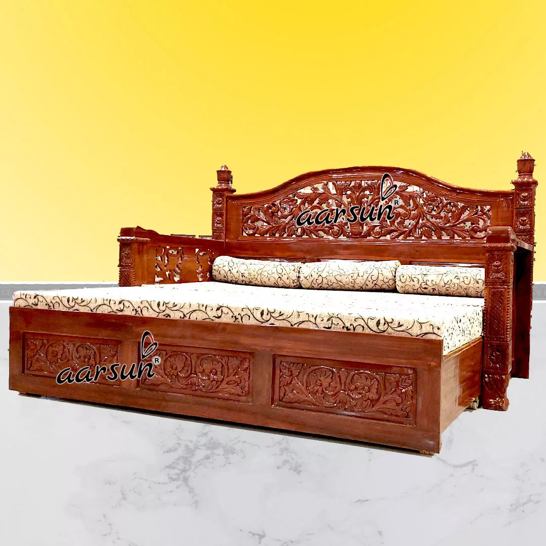 घर के लिए कमाल का टीक वुड सोफा-बेड! (Ghar ke liye kamal ka teak wood sofa-bed!)