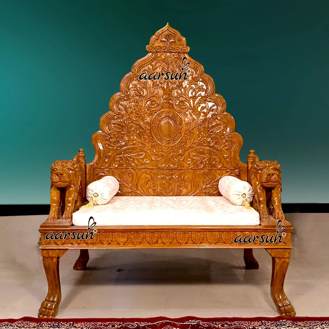 Authentic Teak Wood Guruji Chair