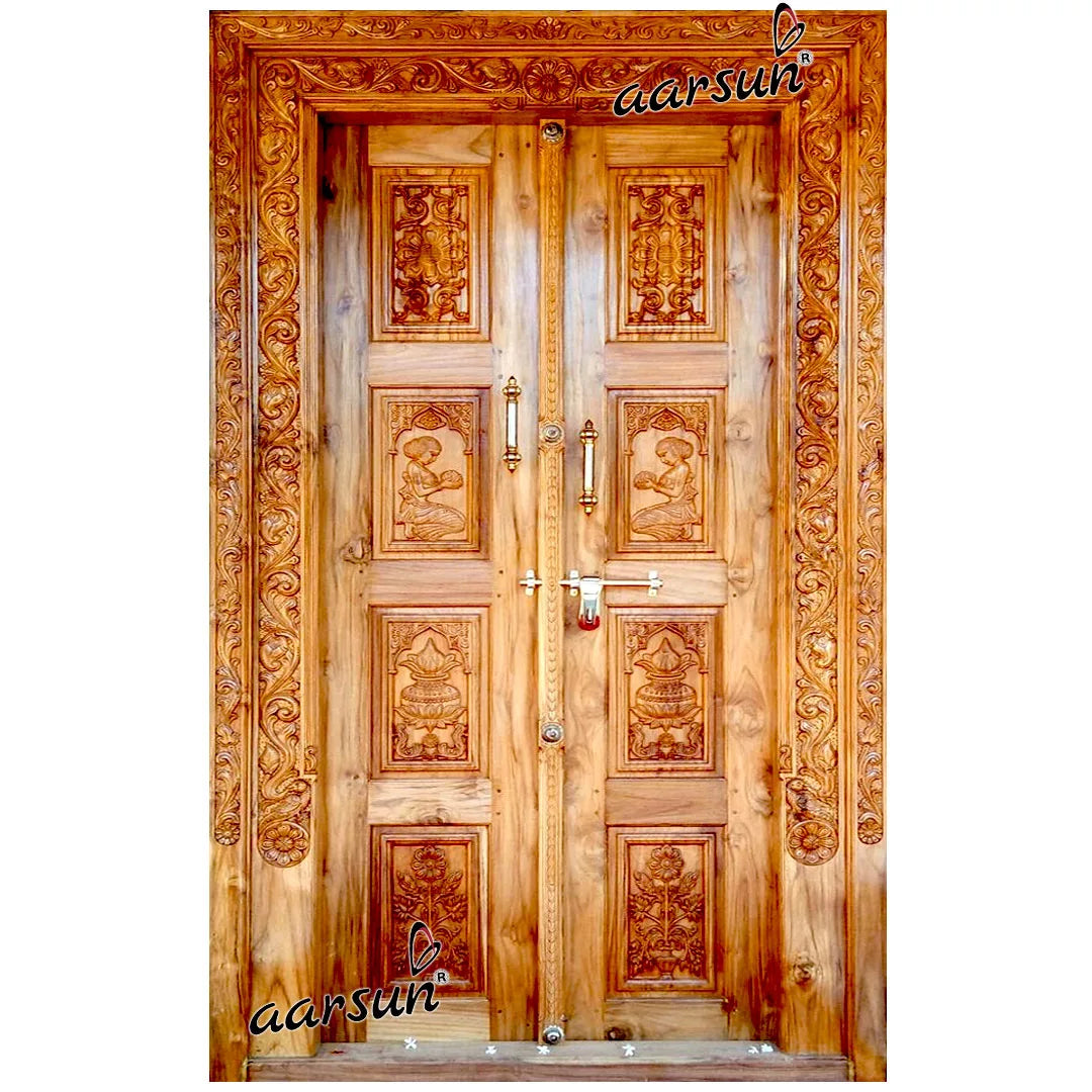 Aarsun's Double Door: Traditional Home Design (2025)