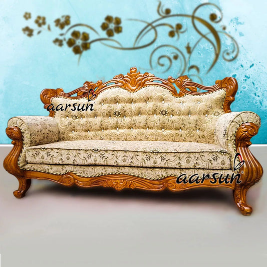 தேக்கு மரம் ராயல் சோபா செட் (Wooden Sofa Set)