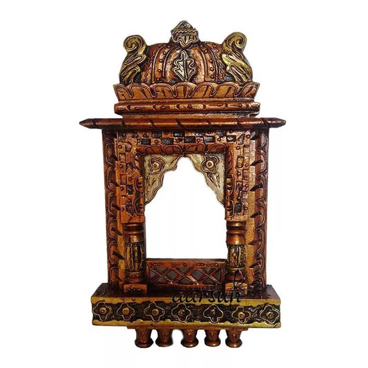 Vintage Carved Wooden Jharokha