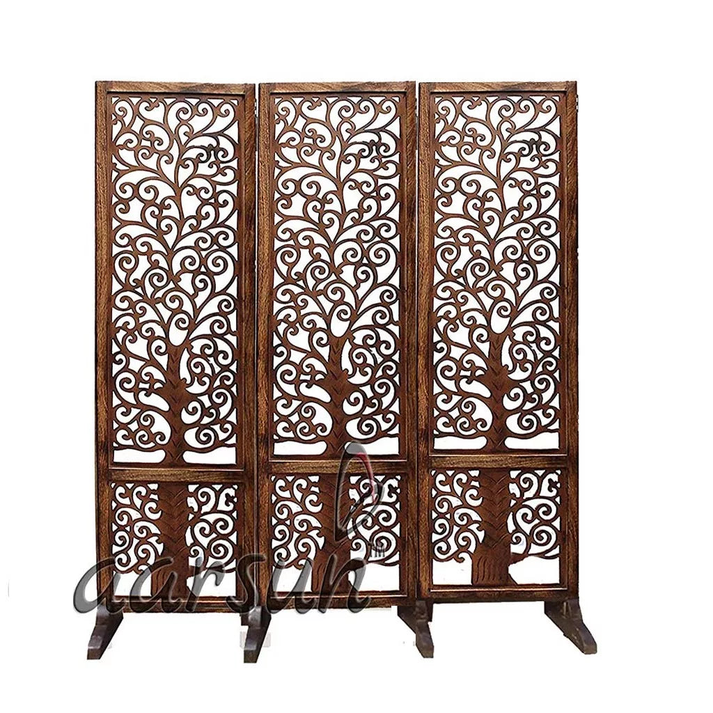 Tree Design 3 Panel Partition with Stand RD-0011