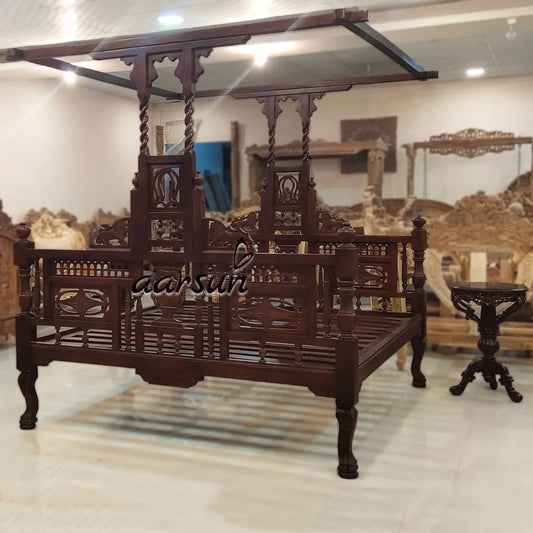 Traditional Solid Wood 4 Poster Bed