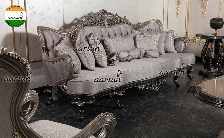 Ultra Luxury Sofa Set in Champagne Gold