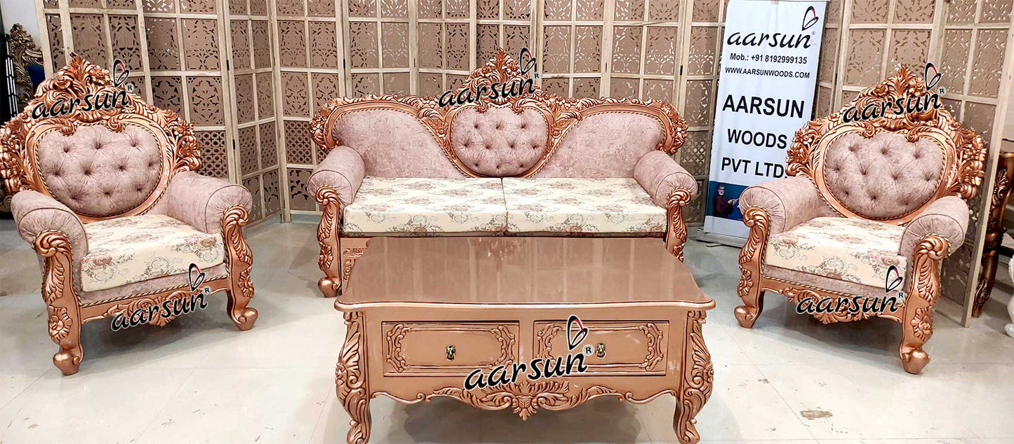 Unique Rose Gold Sofa Cum Bed