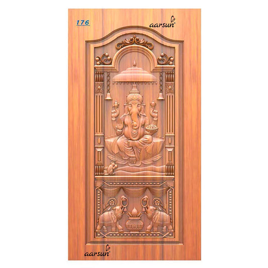 Vinayak Door with Elephants