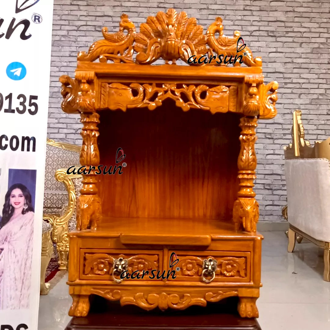 Top Design Small Home Temple Teak Wood 778