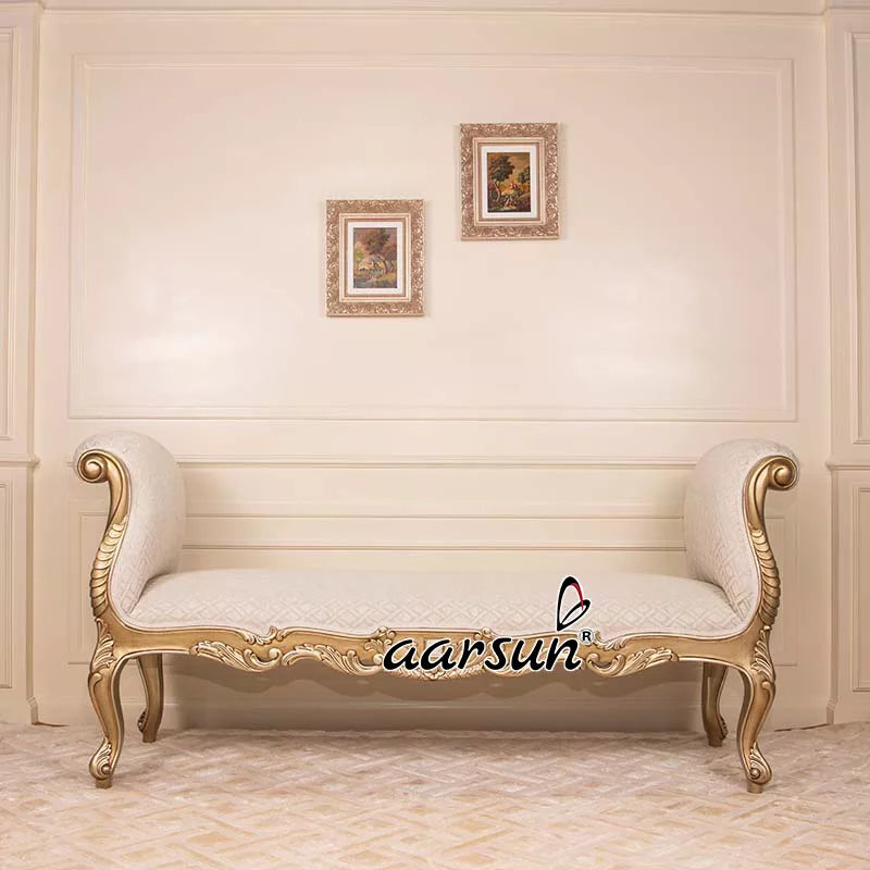 كنب خشبي فاخر
(Kanab Khashabi Fakhir)

This translates roughly to "Luxury Wooden Sofa" and uses common search terms while highlighting the luxury aspect.