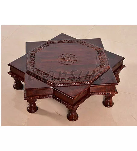 Traditional Star Shape Pooja Chowki