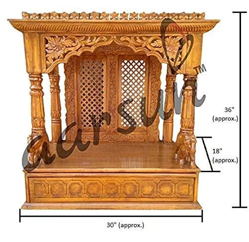 Pooja Mandir Amazon Bestseller TEAKTMP-021N