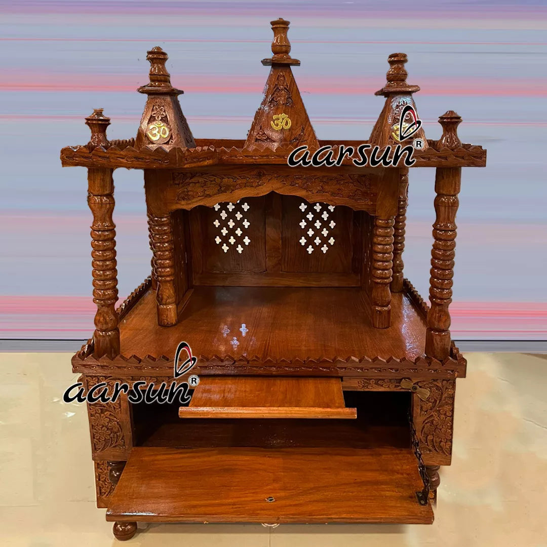 Wooden Temple for Home MNDR-0074