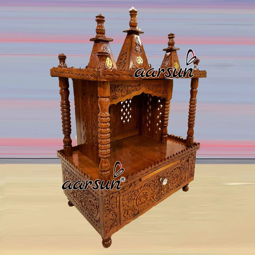 Wooden Temple for Home MNDR-0074