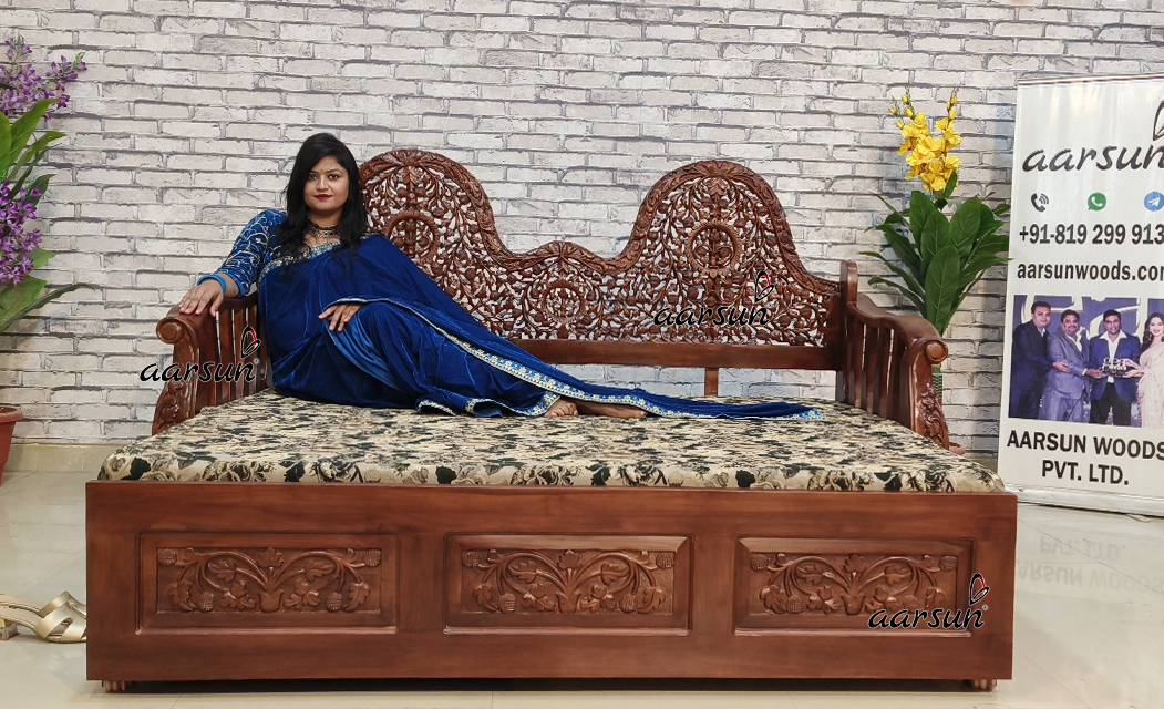 Royal 123moviesfree Sofa Cum Bed in Teak Wood 2025
