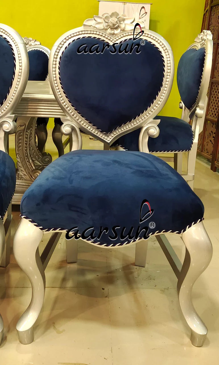 12 Seater Silver Painted Dining Set YT-543