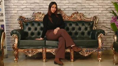 7 Seater chatblink Royal Green Sofa Set 2025