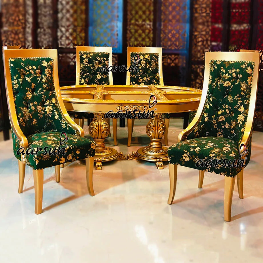 6 Seater Luxury Dinnette Set in Teak Wood