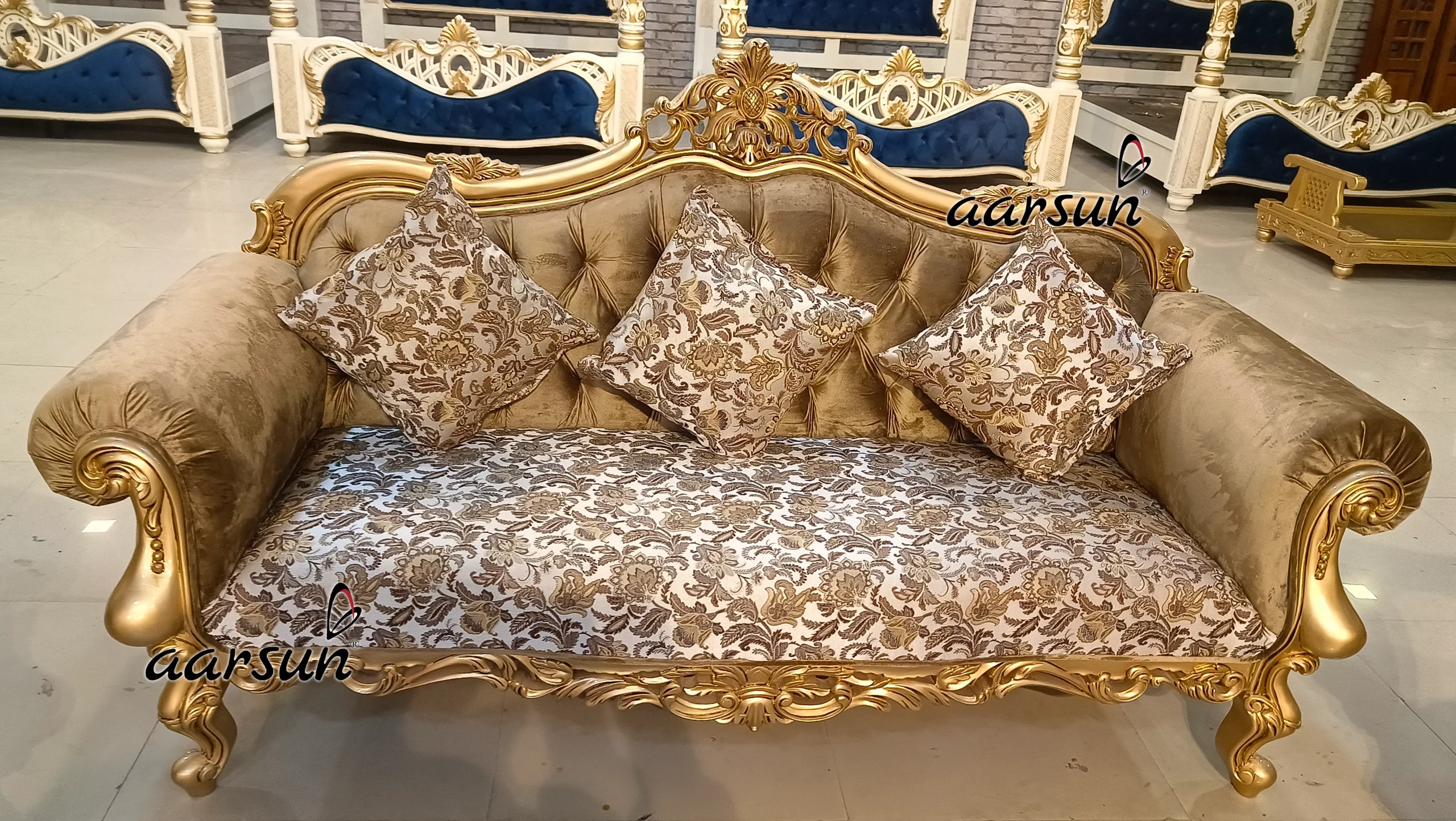 8 Seater animeowl Sofa Set In Teak Wood  2025