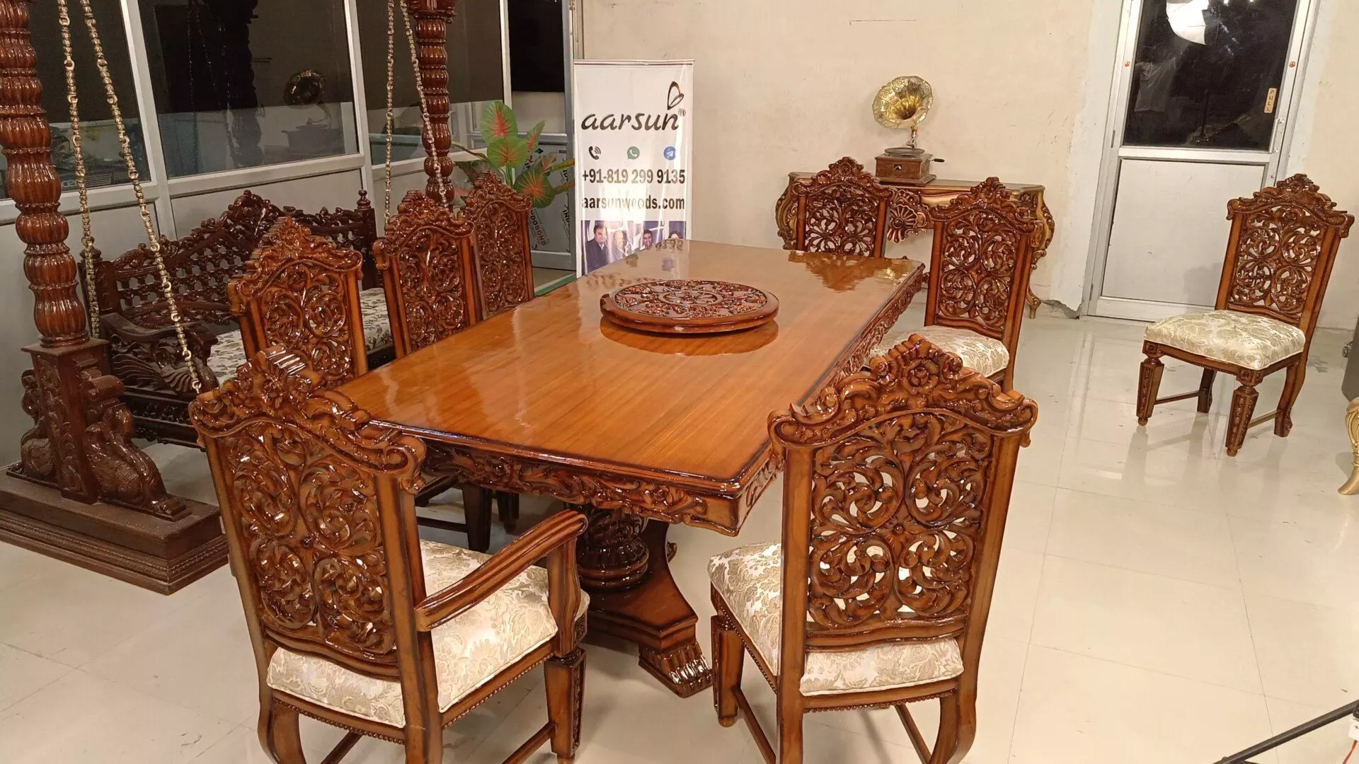 8 Seater streameast.live Dining Table Set 2025