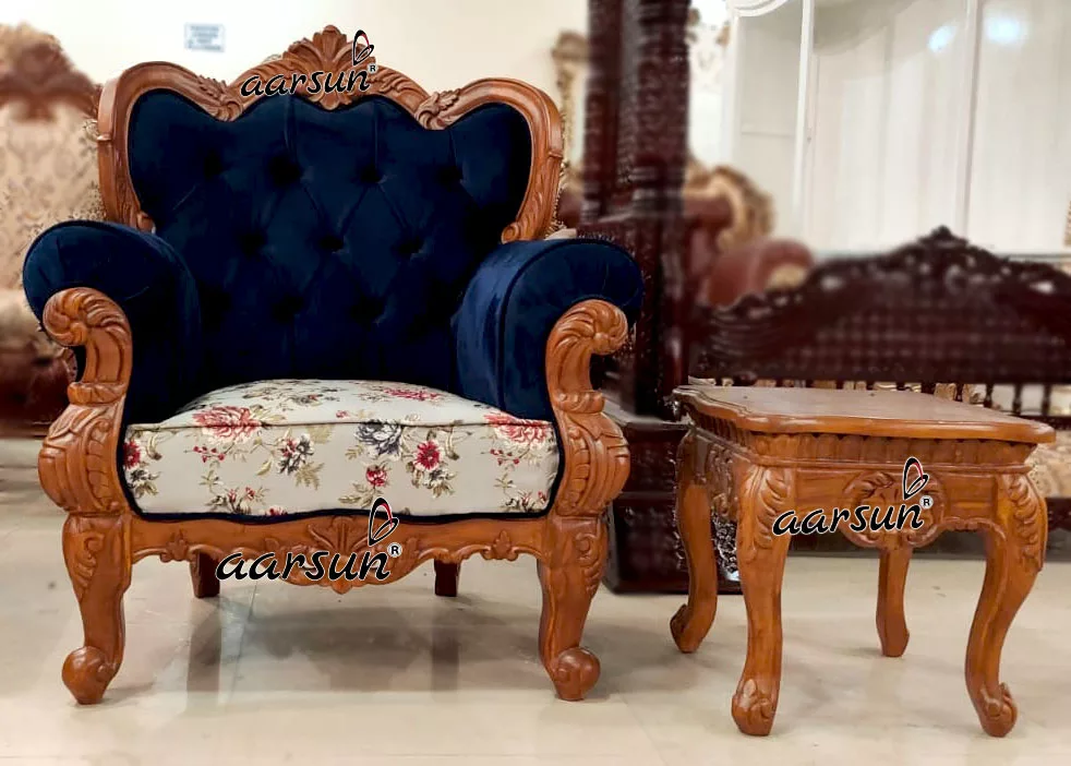 Boho asura scans style wooden sofa set 2025