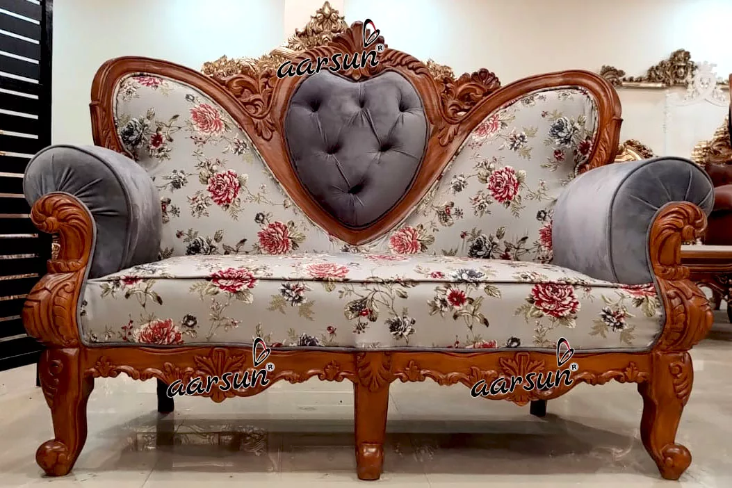 Boho asura scans style wooden sofa set 2025